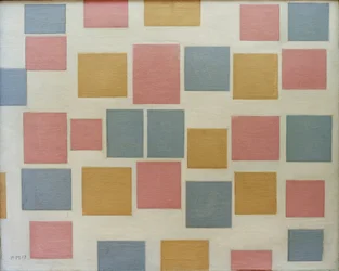 Composition No. 3; Composition avec surfaces colorées 3